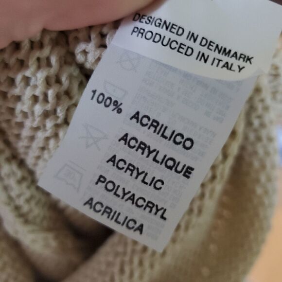 Skavhuus Beachy Boho knit crochet sweater Medium - Picture 4 of 11